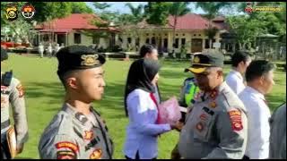 APEL JAM PIMPINAN DAN PEMBERIAN PENGHARGAAN PERSONIL POLRES PAGARALAM
