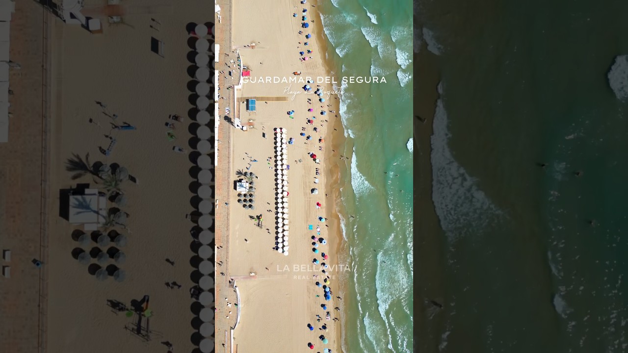 11 Kilometres of Coast 🏝️ Fantastic beaches of Guardamar del Segura 🇪🇸 #alicante #costablanca