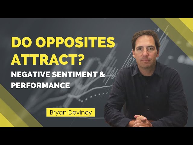 Do Opposites Attract? Negative Sentiment & Performance