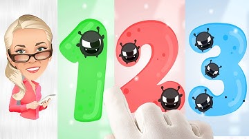 Let’s Count from 1 to 10 with Candybots! Fun Learning Game for Kids 🎨🔢