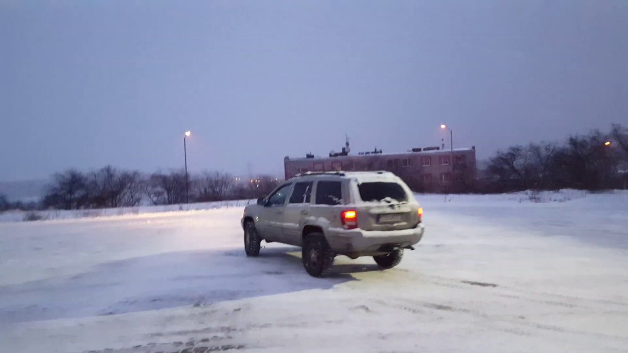 Jeep Grand Cherokee WJ 4.7 QD on snow YouTube