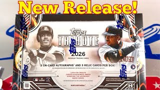 NEW RELEASE!  2026 TRIBUTE BASEBALL CARDS!