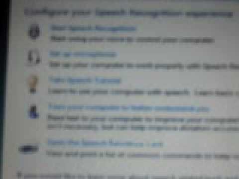 Windows Vista Speech Recognition