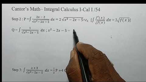 Integral Calculus  - G4 - Video 19 - Substitution method 9 # substitution method