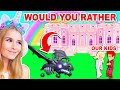 Would You Rather Have Your DREAM PET Or Your DREAM HOUSE In Adopt Me! (Roblox)