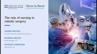 The role of nursing in robotic surgery