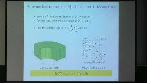 UNQW02 | Dr. Lorenzo Tamellini | Multi-Index Stochastic Collocation (MISC) for Elliptic PDEs