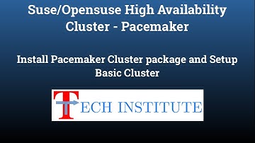 Suse / Opensuse High Availability Cluster || Pacemaker Cluster Installation & Basic Cluster Setup