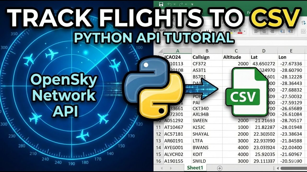 Python Project: OpenSky API Data Extraction & Cleaning - YouTube