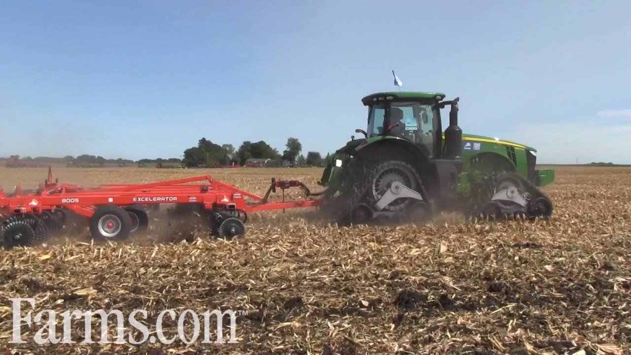CAMSO Conversion Track System on John Deere Tractor at Farm Progress Show Tillage Demonstration 2016