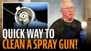 Quick way to clean a spray gun!