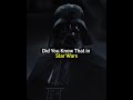 Did You Know That In Star Wars