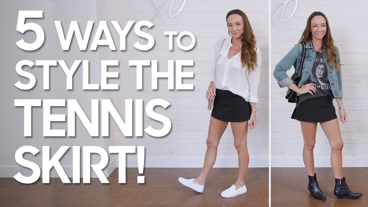 5 Ways to Style a TENNIS SKIRT!!