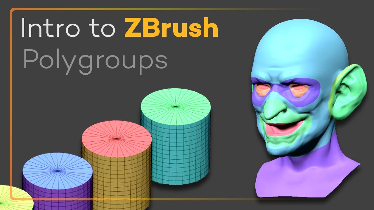 clear polygroups zbrush