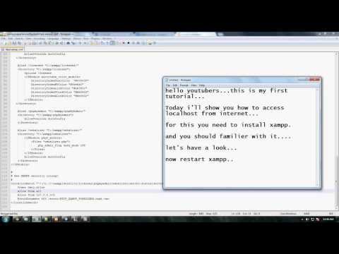 How to access localhost via internet.