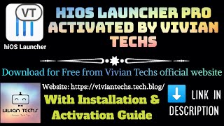 hiOS Launcher Pro Activated by Vivian Techs || With Installation & Activation Guide screenshot 4