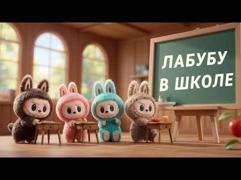 ЛАБУБУ В ШКОЛЕ 🎒✨ Мультфильм для детей