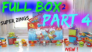 Super Zings series 1 Full box 2  [PART 4]  (Mega Unboxing)