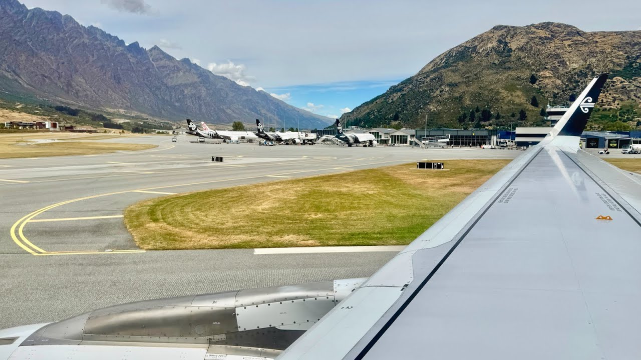 BREATHTAKING Full Flight – Auckland to Queenstown – Air New Zealand A320 – ZK-OXH