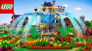 How To Build a GIANT LEGO Water Pump💦 | LEGO Master Build