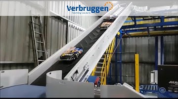 Palletizing | High speed Mixed Palletizer VPM-14 by Verbruggen | Pet Food bags in boxes