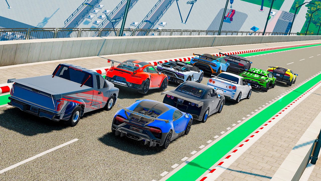 Big Ramp Jumps with Expensive Cars #6  BeamNG Drive | BeamNG 206IX