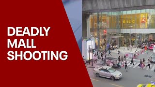 Shoppers flee after shots fired at Bangkok mall