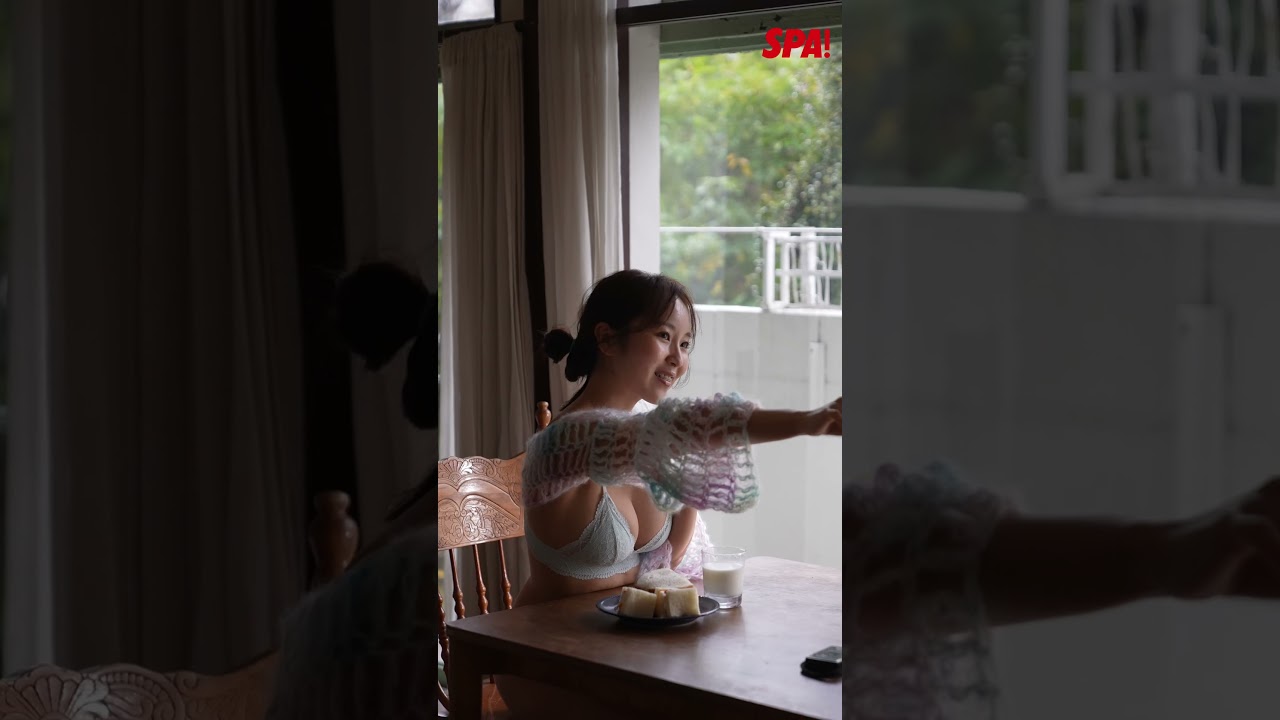 るか、色気あふれるランジェリー姿を披露！メイキングムービー公開【妄想デート撮】