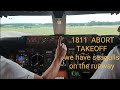 BOEING 747 - clear  for TAKEOFF    ...Controller report  "seagulls on the runway, ..ABORT TAKEOFF