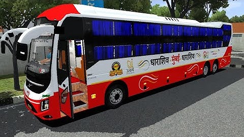 MSRTC UTKARSH SLEEPER SEATER BUS VOLVO 9600s BUS MOD|ST BUS