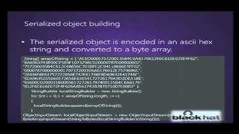 Black Hat USA 2012 - Recent Java Exploitation Trends and Malware
