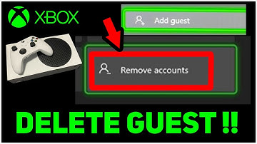 Xbox Series X/S How to DELETE Guest!