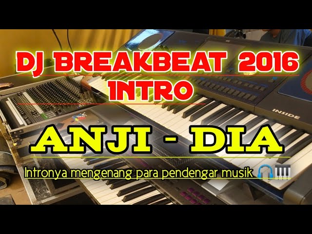 INTRO Dj Breakbeat 2016 | DIA ( Anji ) cover keyboard class=