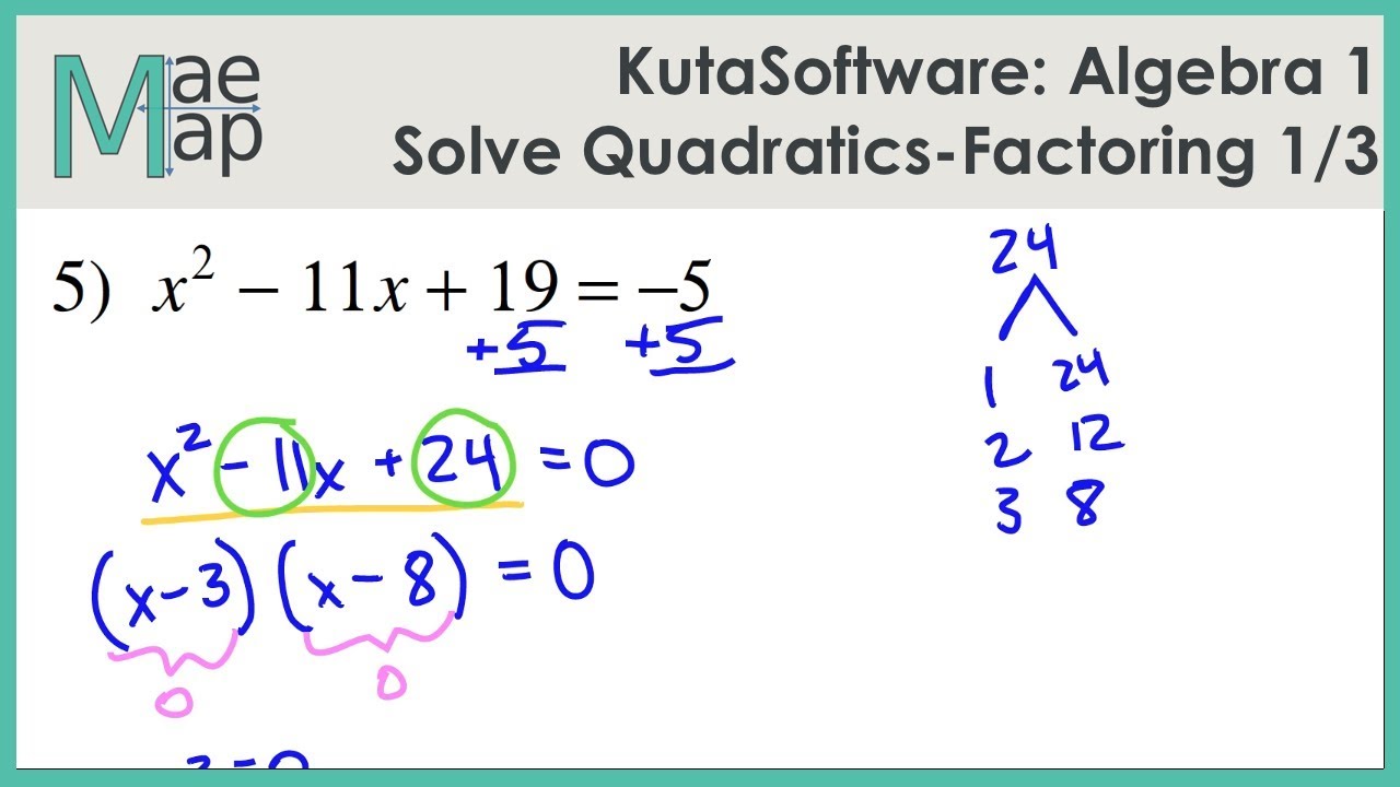 solve-by-factoring-worksheet