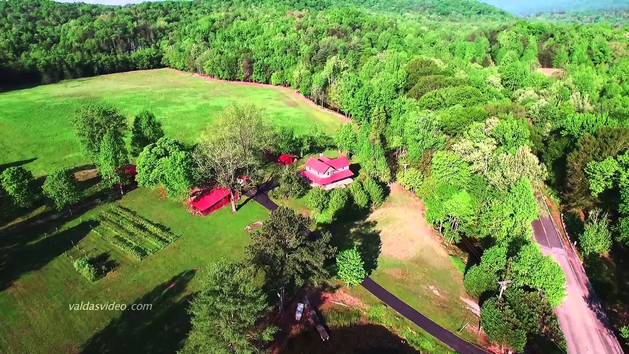 Aerial / Farm in South Carolina YouTube