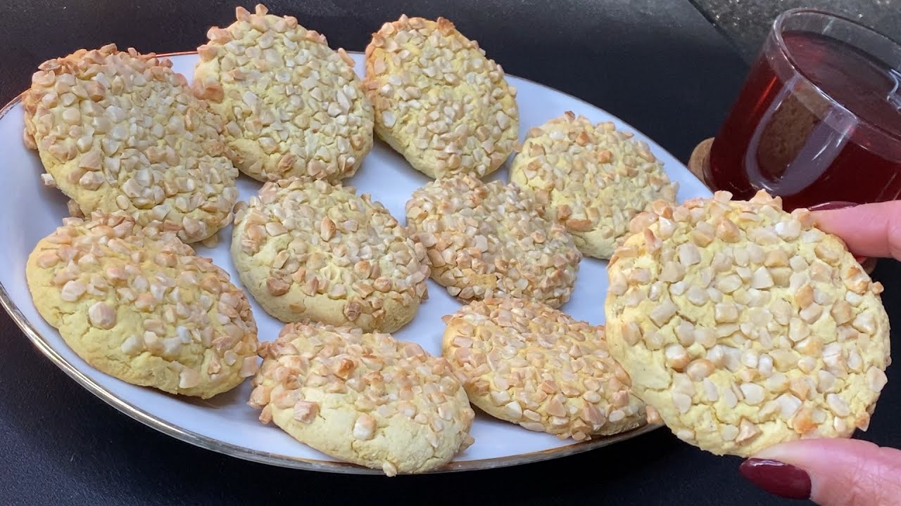 بسكوت صحي بدون غلوتين بدون سكر بالتفاح 🍎 وجديه لشرب الشاي في رمشة عين كيجي لذيذ بزاااف😋