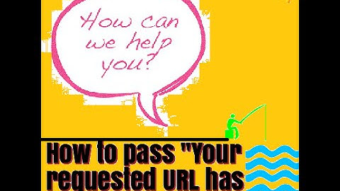 how to solve “Your requested URL has been blocked as per the directions              ”