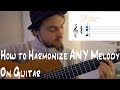 How to Harmonize Any Melody on Guitar - Part 1 (Diatonic Chords)