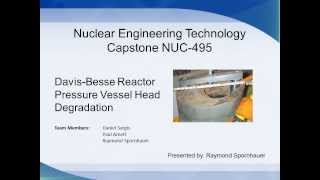 Davis-Besse Reactor Vessel Head Degradation (TESC NUC-495)