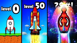 MAX LEVEL ROCKET UNLOCKED? // Rocket Sky screenshot 4