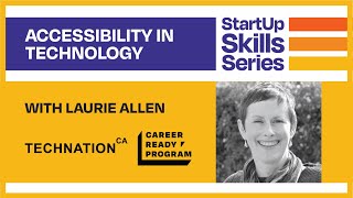 Start-Up Skills: Accessibility in Technology with Microsoft