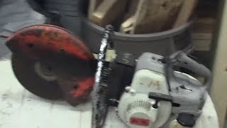 Stihl Ts350 First Start After Engine Rebuild (Saw i got from 1puglife)