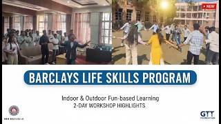 Barclays Life Skills Program 2-Day Workshop Highlights