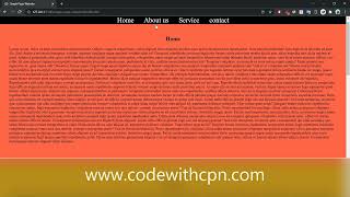 Scrool behavior tag | Smooth scrolling Single page website