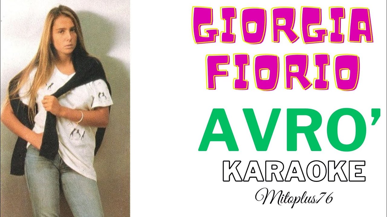 GIORGIA FIORIO - AVRO' KARAOKE FAIR USE Sanremo 1983
