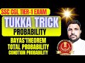 SSC CGL PROBABILITY TUKKA TRICK. TUKKA FORMULA SSC CGL 2025