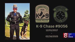 Connecticut State Police announce sudden passing of K9 Chase