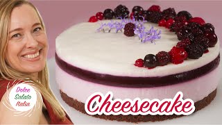 No Bake Cheesecake Recipe 🍰 ✨ with Berries 🍓