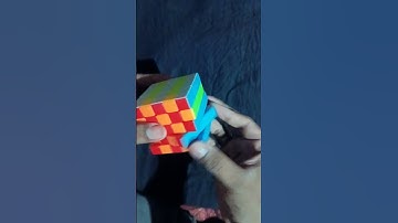 How to make Checkerboard pattern Challenge in 5×5 Rubik