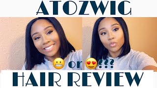 LACE FRONT LESS THAN $60| AMAZON ATOZWIG REVIEW by Desi Jade 425 views 5 years ago 12 minutes, 32 seconds
